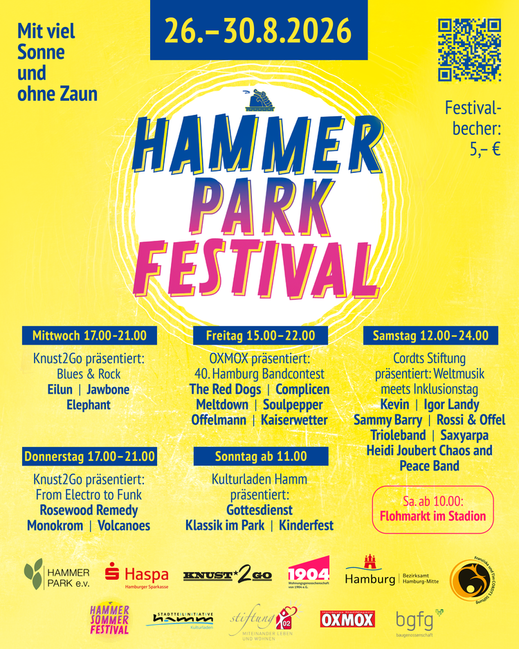 Eilun beim Hammer Park Festival 2026